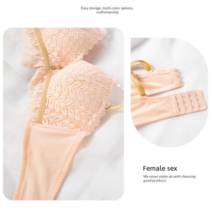 ノンワイヤーブラショーツ 2点セット レース | レースレディース  | 詳細画像7 