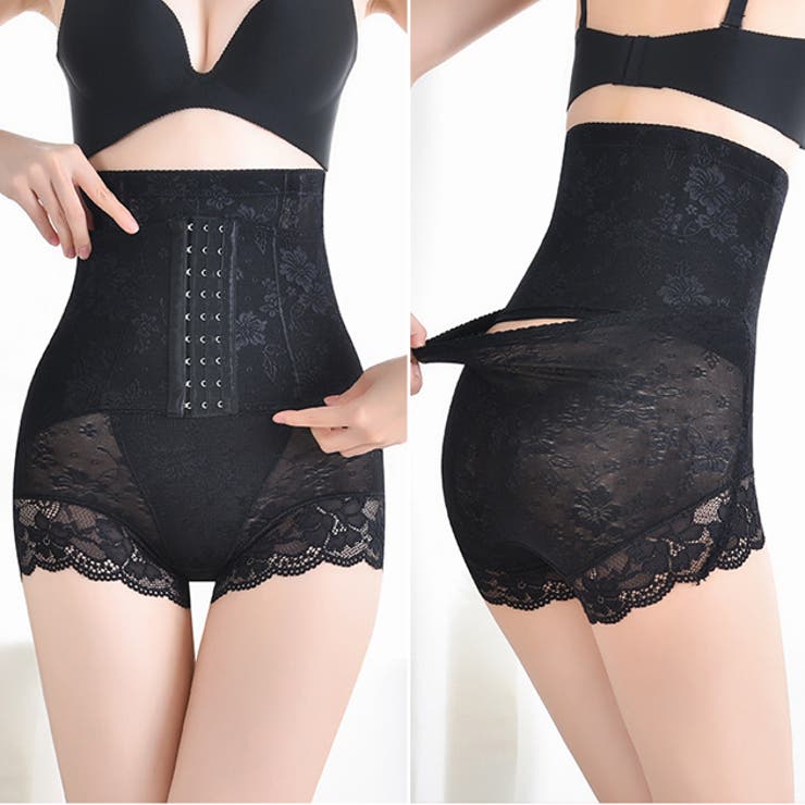 コルセット ハイウエストガードル ウエストニッパー[品番：LCLW0001642