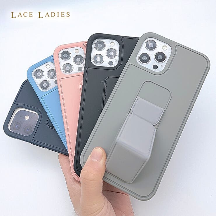 スタンド付き iPhoneケース iPhone12[品番：LCLW0001914
