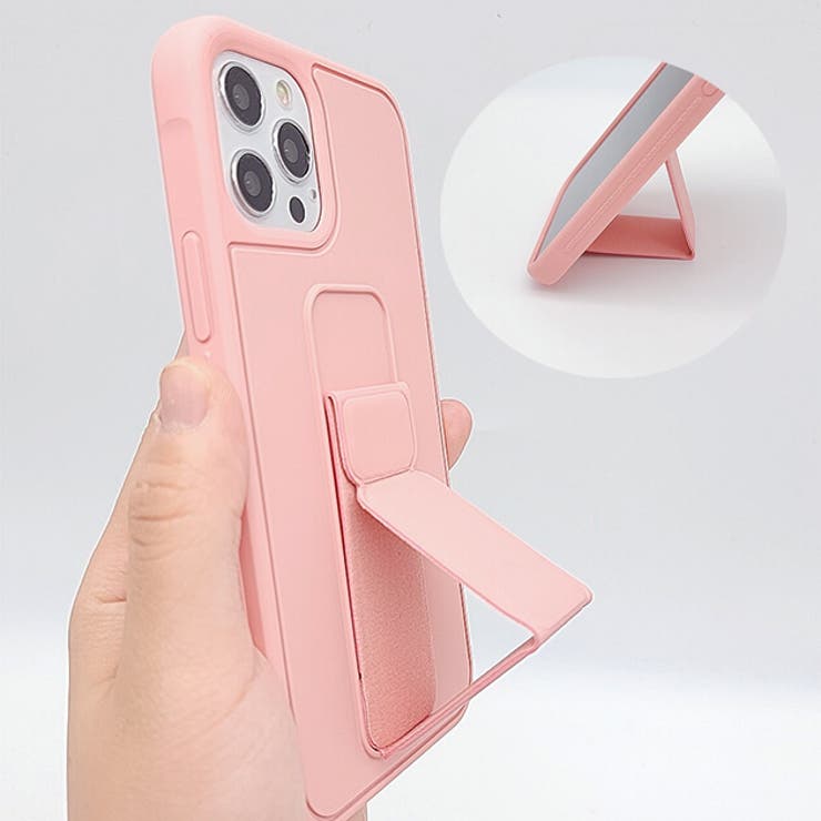 スタンド付き iPhoneケース iPhone12[品番：LCLW0001914