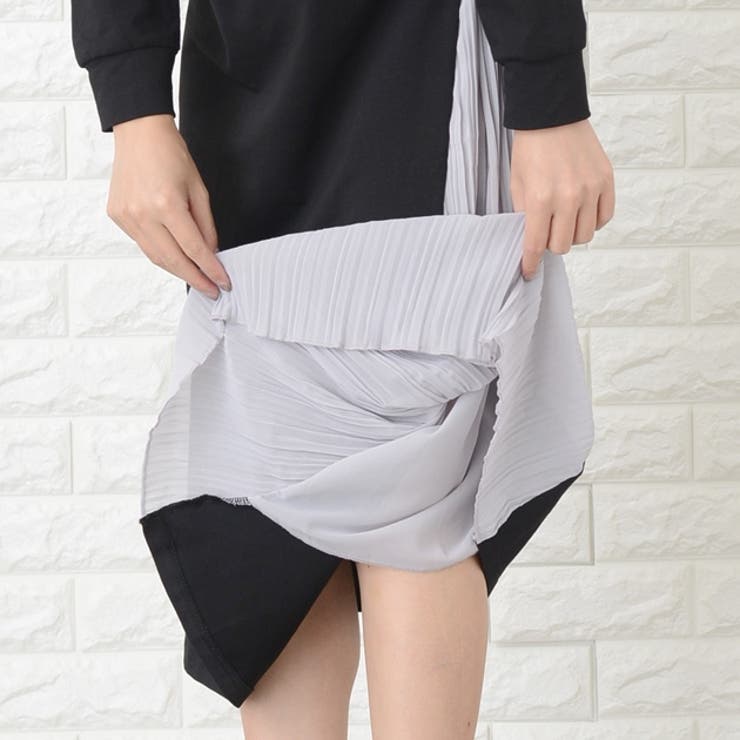 サイドプリーツ ワンピース 長袖 | レースレディース  | 詳細画像19 