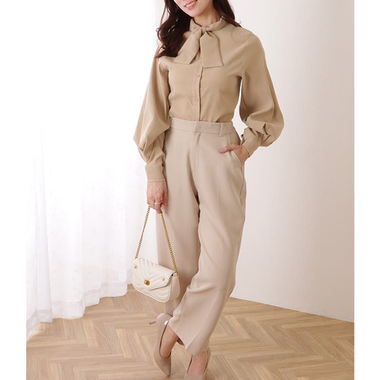 ボウタイ ボリューム袖 シャツ | レースレディース  | 詳細画像12 