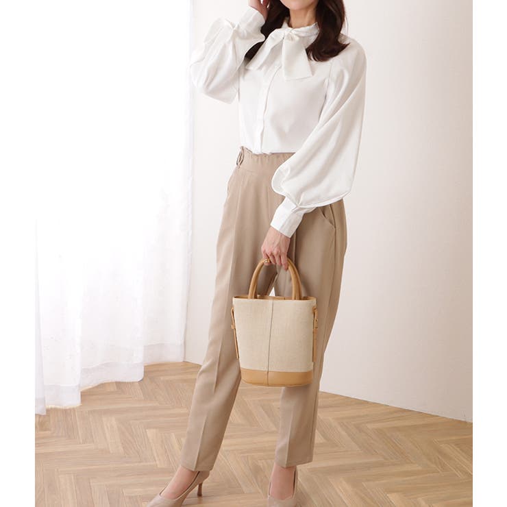 ボウタイ ボリューム袖 シャツ | レースレディース  | 詳細画像15 