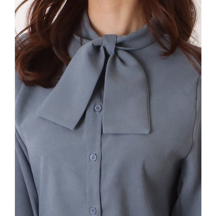 ボウタイ ボリューム袖 シャツ | レースレディース  | 詳細画像17 