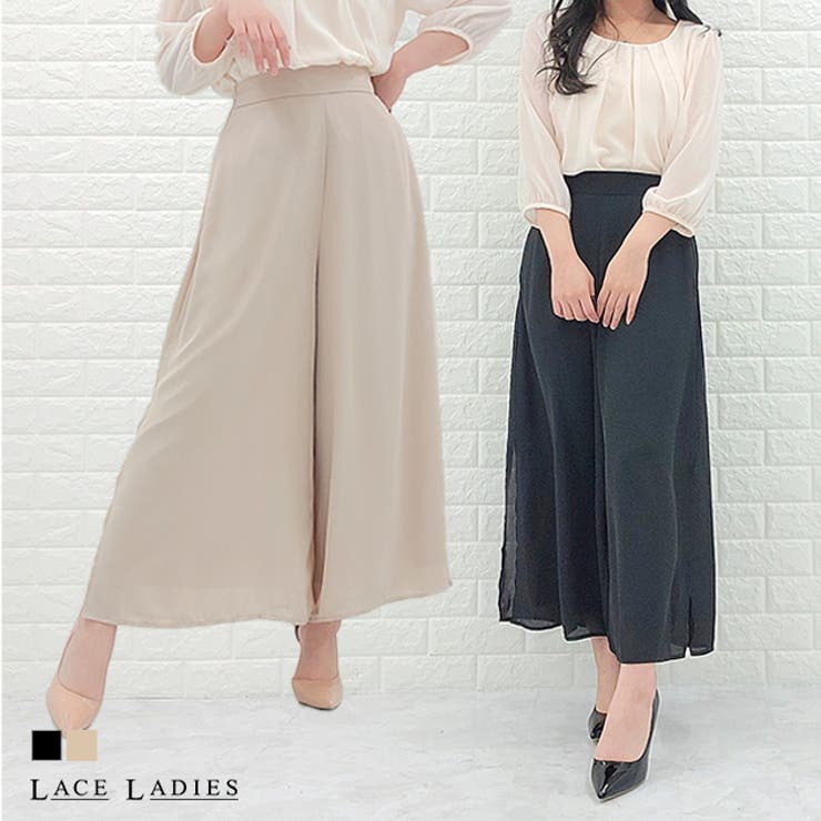 ワイドパンツ フレアパンツ レディース[品番：LCLW0002138