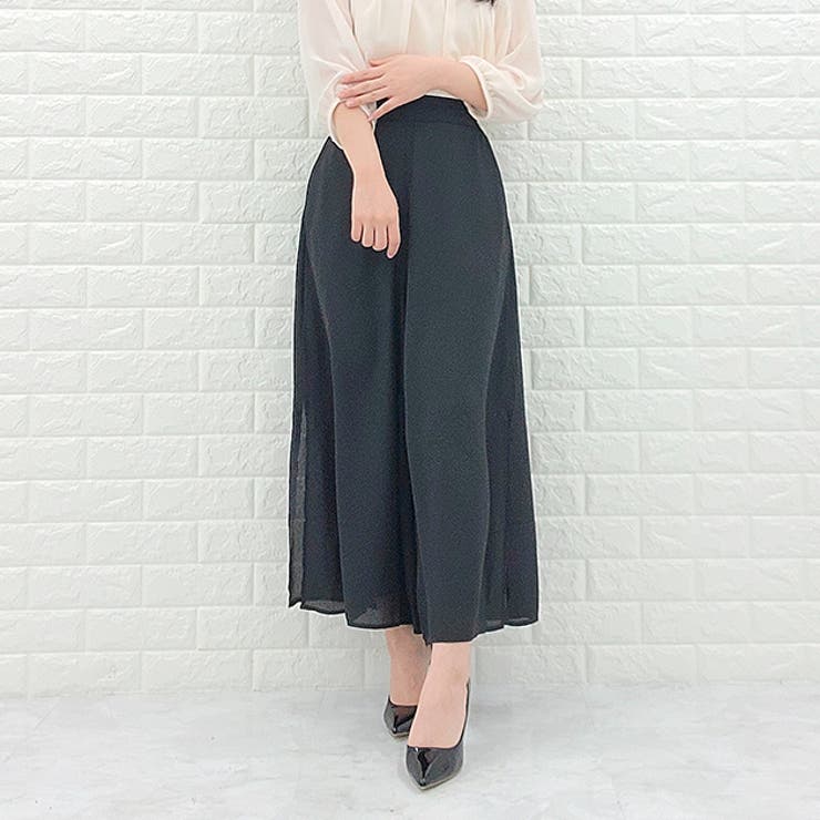 ワイドパンツ フレアパンツ レディース[品番：LCLW0002138