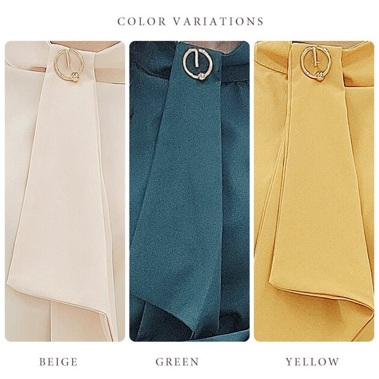 ボウタイ ボリューム袖 シャツ | レースレディース  | 詳細画像3 