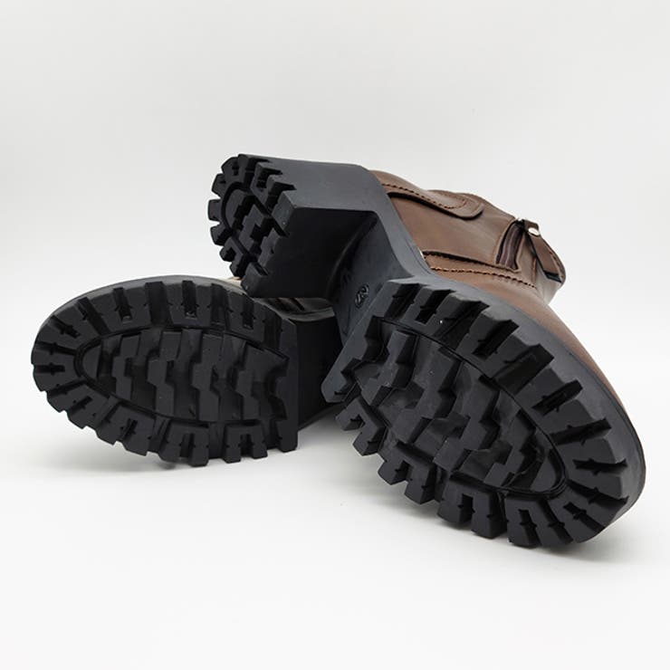 厚底ショートブーツ ミディアムブーツ スムース | レースレディース  | 詳細画像13 