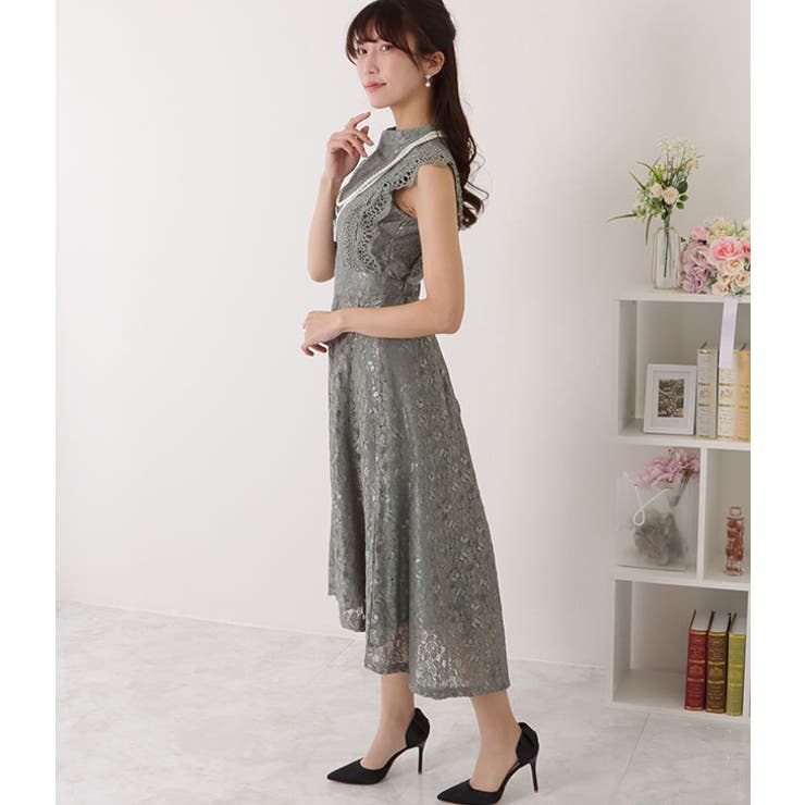 フィッシュテール ワンピース ドレス | レースレディース  | 詳細画像12 