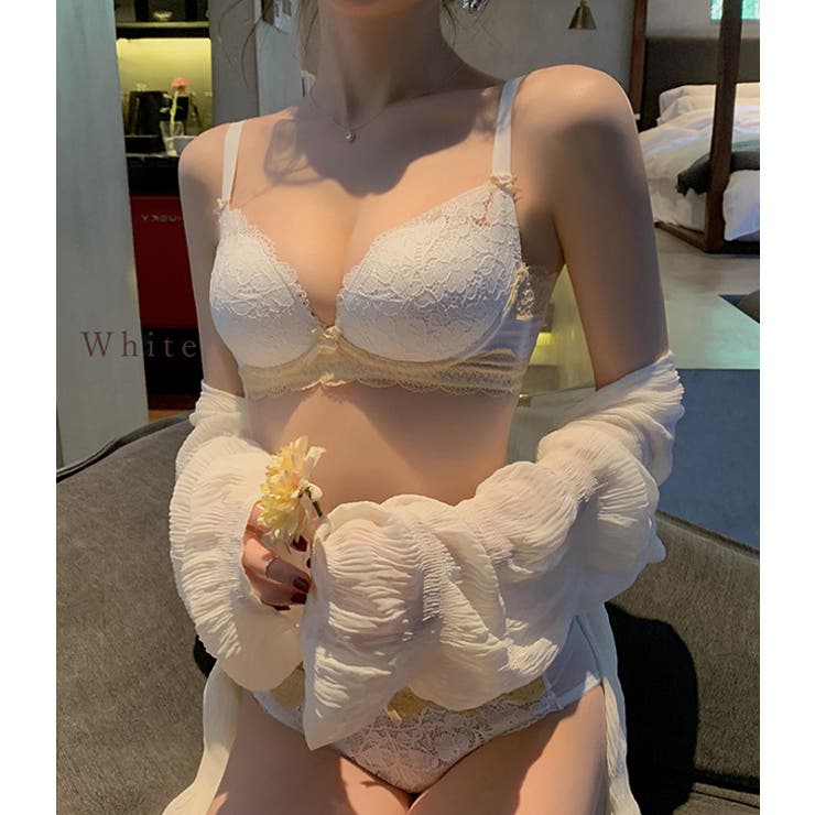 ノンワイヤー ブラジャー ショーツ | レースレディース  | 詳細画像15 