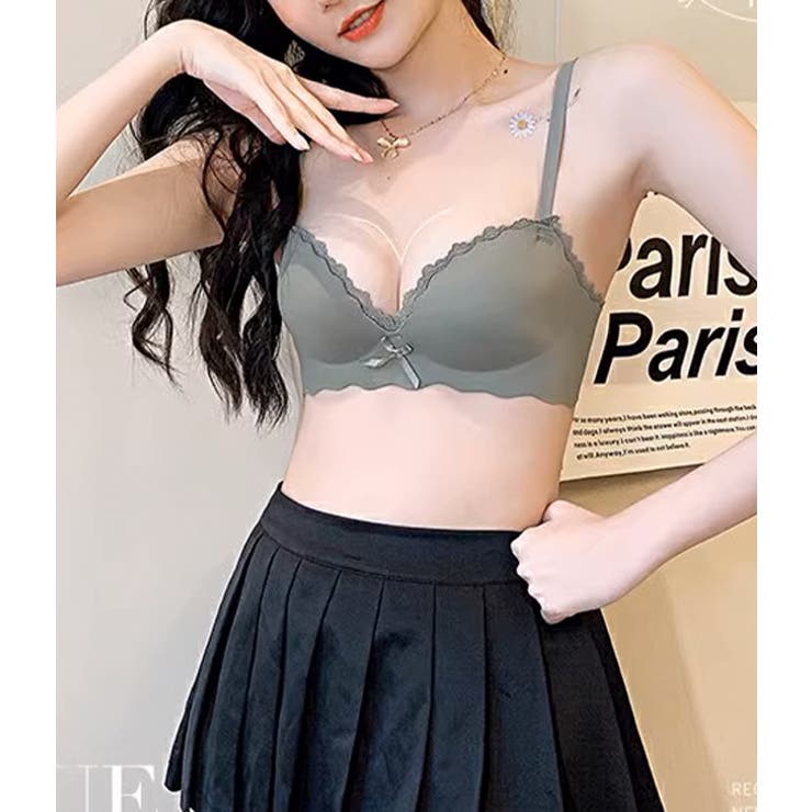 ノンワイヤー モールドブラジャー ショーツ | レースレディース  | 詳細画像16 