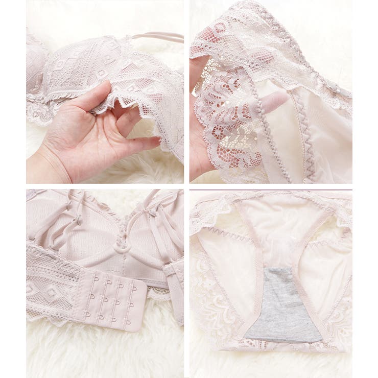 ノンワイヤー ブラジャー ショーツ | レースレディース  | 詳細画像20 