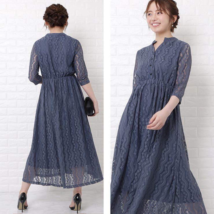 パーティードレス 総レース ワンピース | レースレディース  | 詳細画像14 