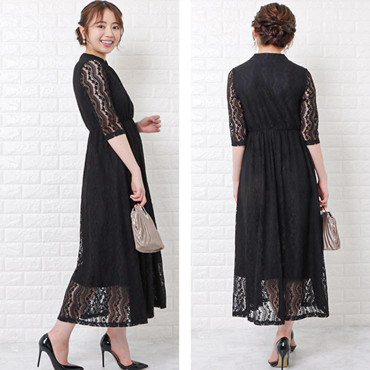 パーティードレス 総レース ワンピース | レースレディース  | 詳細画像17 