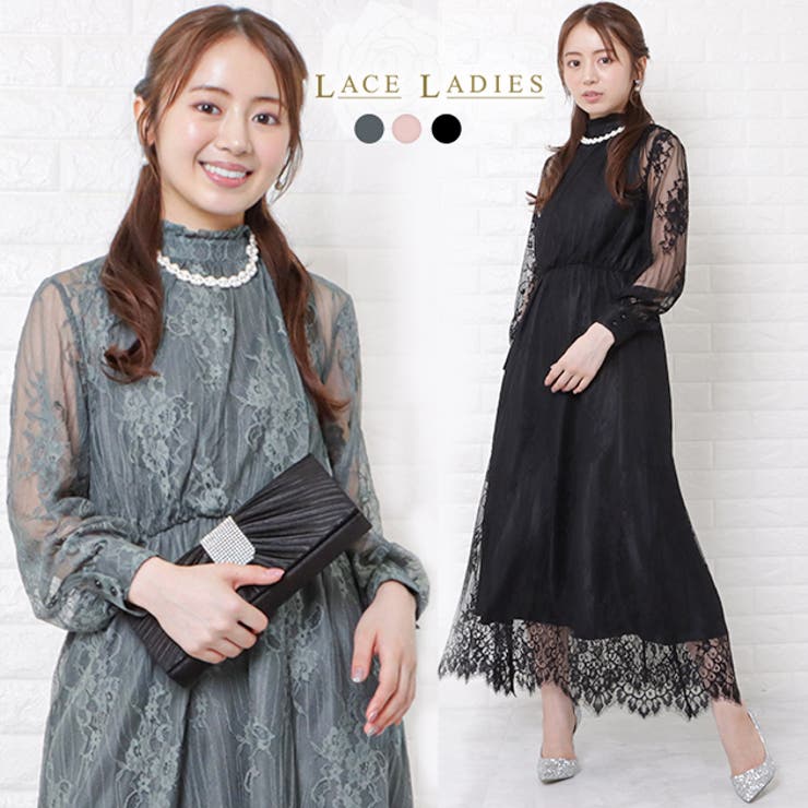 パーティードレス 総レース ワンピース | レースレディース  | 詳細画像1 