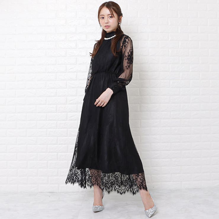 パーティードレス 総レース ワンピース | レースレディース  | 詳細画像8 