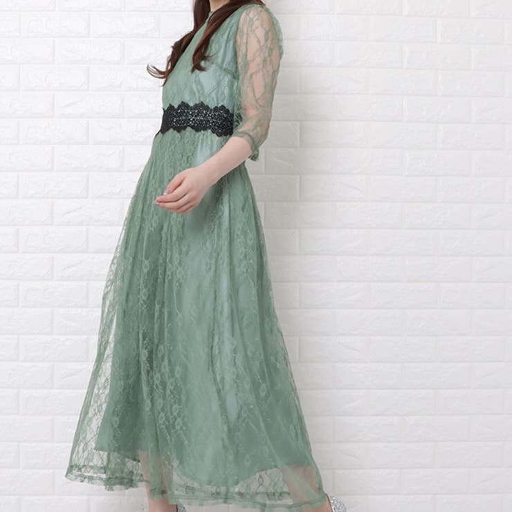 パーティードレス 総レース ワンピース | レースレディース  | 詳細画像10 