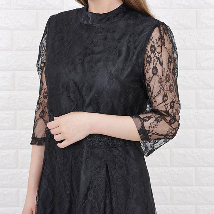 パーティードレス 総レース ワンピース | レースレディース  | 詳細画像17 