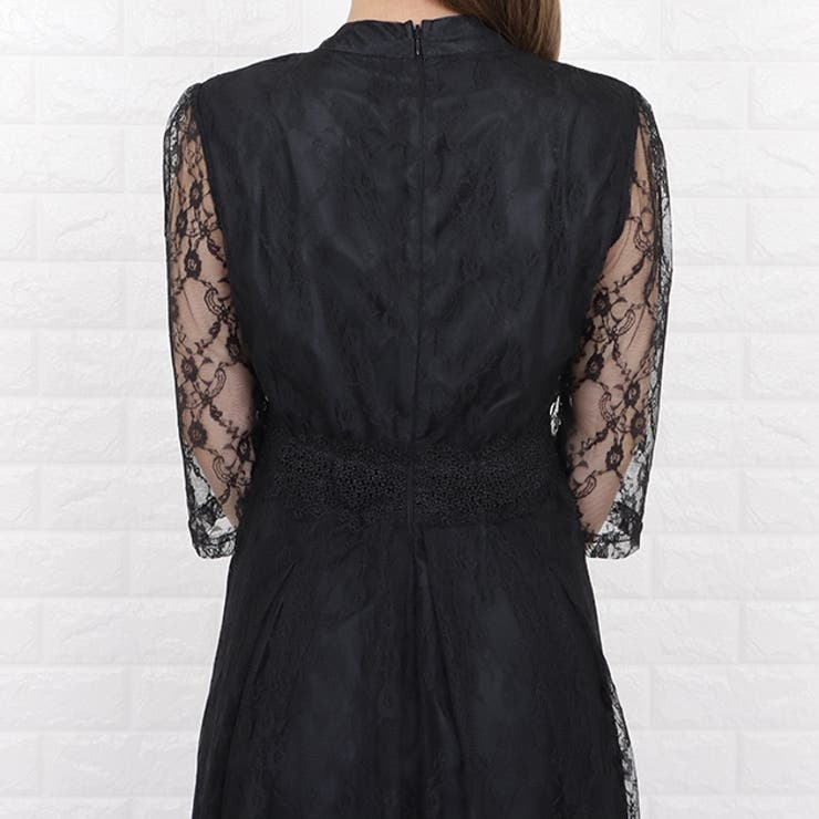 パーティードレス 総レース ワンピース | レースレディース  | 詳細画像19 