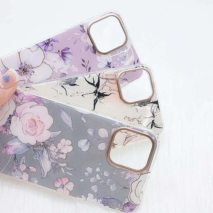 花柄 iPhoneケース スマホケース[品番：LCLW0002685]｜レース