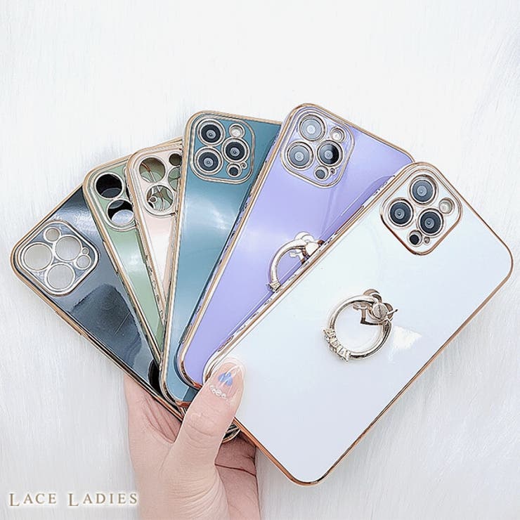 バンカーリング付き メタルフレーム iPhoneケース[品番:LCLW0002694