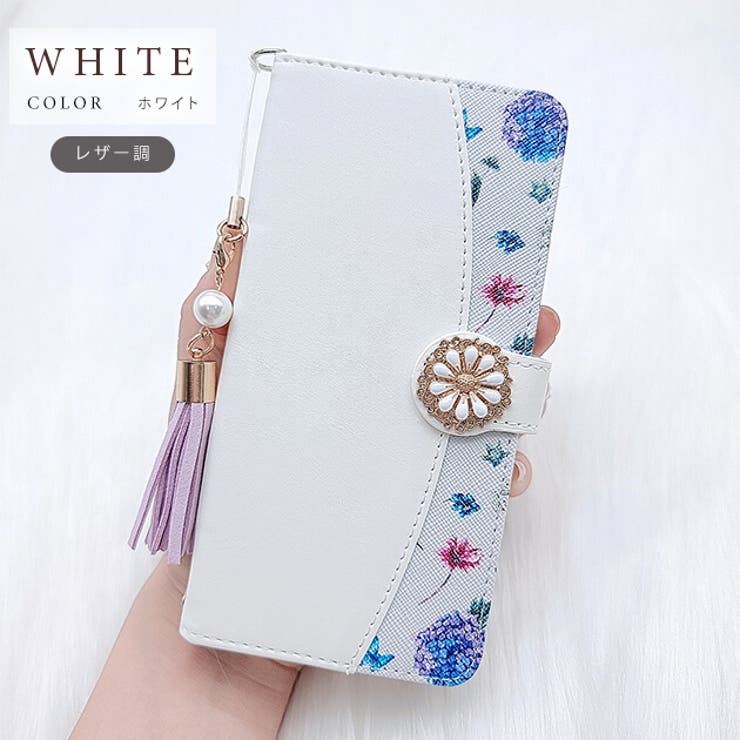 手帳型 カードポケット付 iPhoneケース[品番：LCLW0002696
