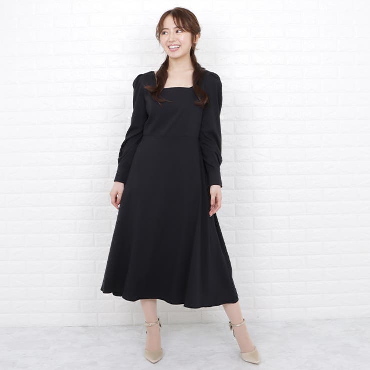 スクエアネック パフスリーブ ロング | レースレディース  | 詳細画像3 