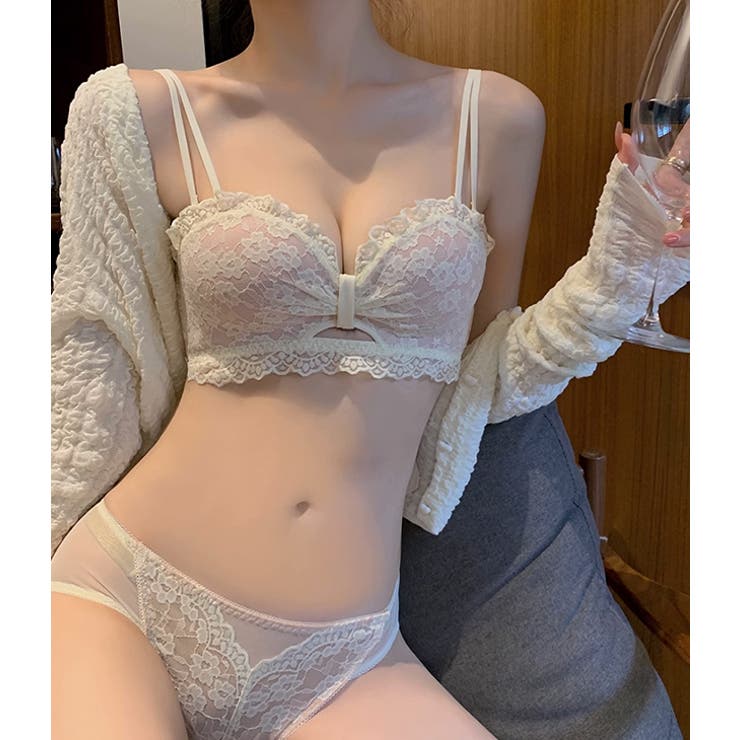ノンワイヤー ブラジャー ショーツ | レースレディース  | 詳細画像13 