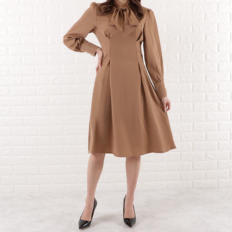 ボウタイ フレア ワンピース | レースレディース  | 詳細画像10 