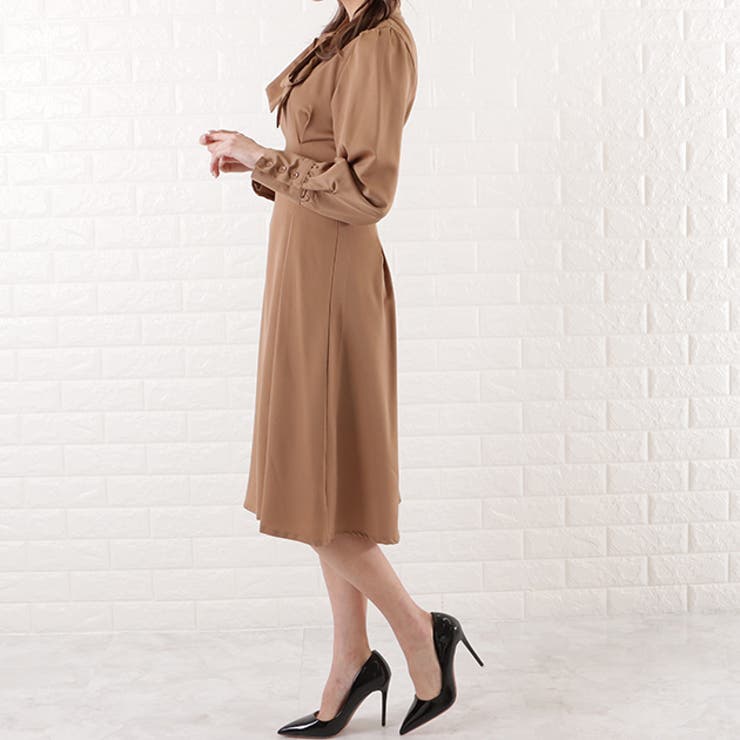 ボウタイ フレア ワンピース | レースレディース  | 詳細画像11 