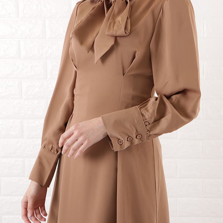 ボウタイ フレア ワンピース | レースレディース  | 詳細画像16 