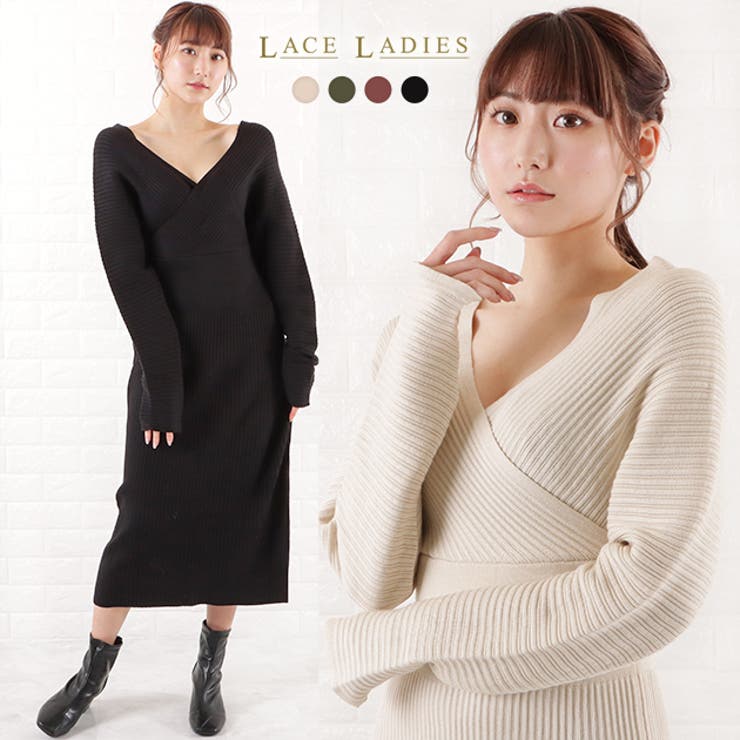 カシュクール タイト ニット[品番：LCLW0002789]｜レース