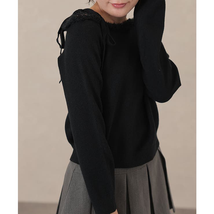 ワンショルダー フリンジ オフショル | レースレディース  | 詳細画像6 