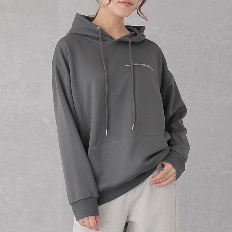 バックプリント ロゴ フード付き | レースレディース  | 詳細画像1 