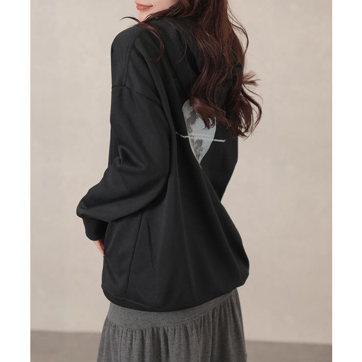 バックプリント ロゴ フード付き | レースレディース  | 詳細画像6 