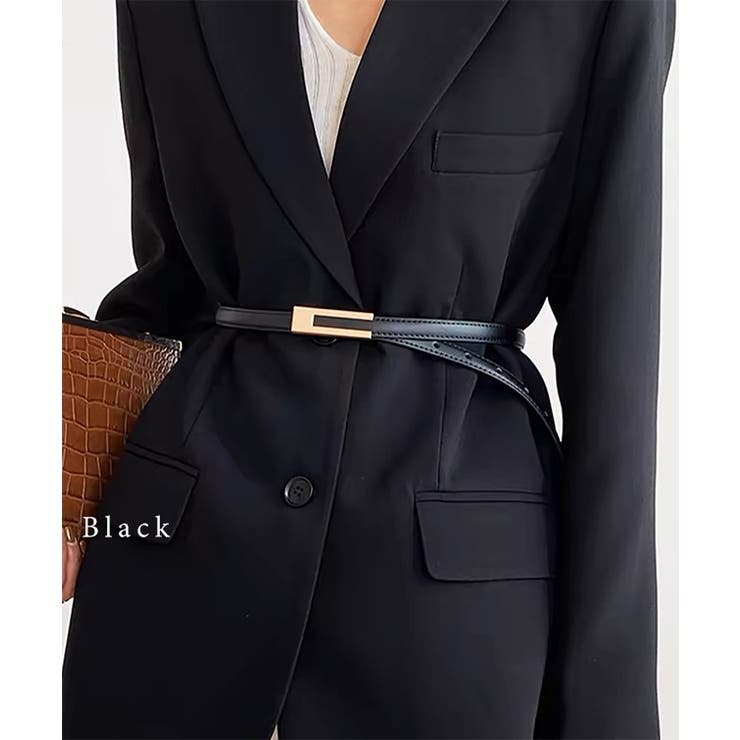 スクエア バックル レザータッチ | レースレディース  | 詳細画像3 