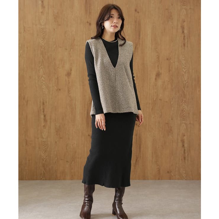 ベスト付 レイヤード リブ | レースレディース  | 詳細画像4 