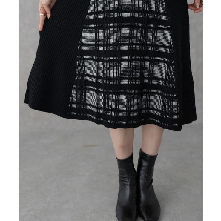 配色 チェック柄 レイヤード | レースレディース  | 詳細画像20 