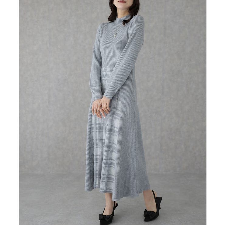 オフネック 配色 チェック柄 | レースレディース  | 詳細画像14 