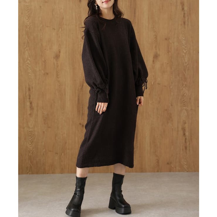 クルーネック ボリューム袖 ロング | レースレディース  | 詳細画像5 