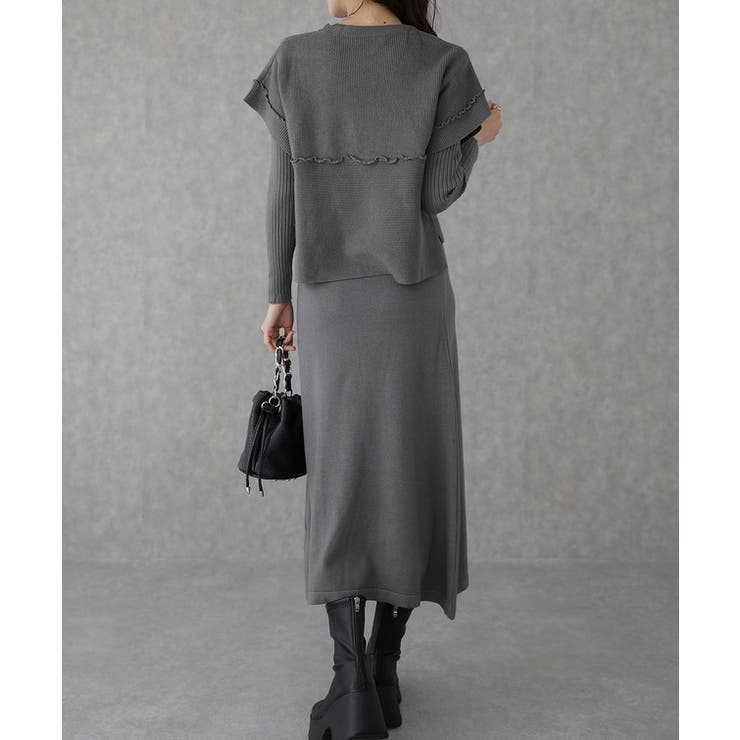 メロウ レイヤード ニット | レースレディース  | 詳細画像9 