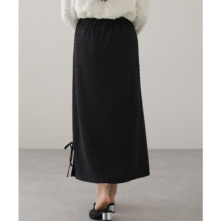 ジャガード リボン スリット入り | レースレディース  | 詳細画像4 