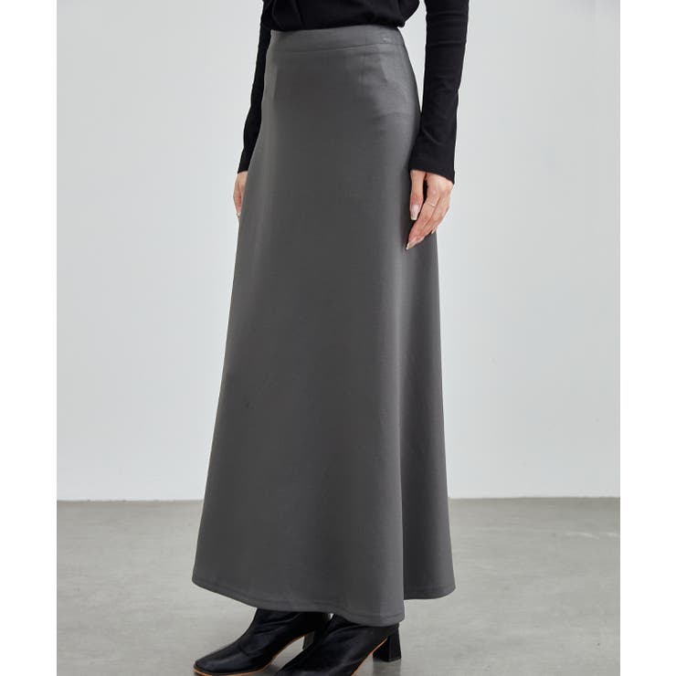 ソリッドカラー ベーシックハイウエスト マキシ | レースレディース  | 詳細画像8 