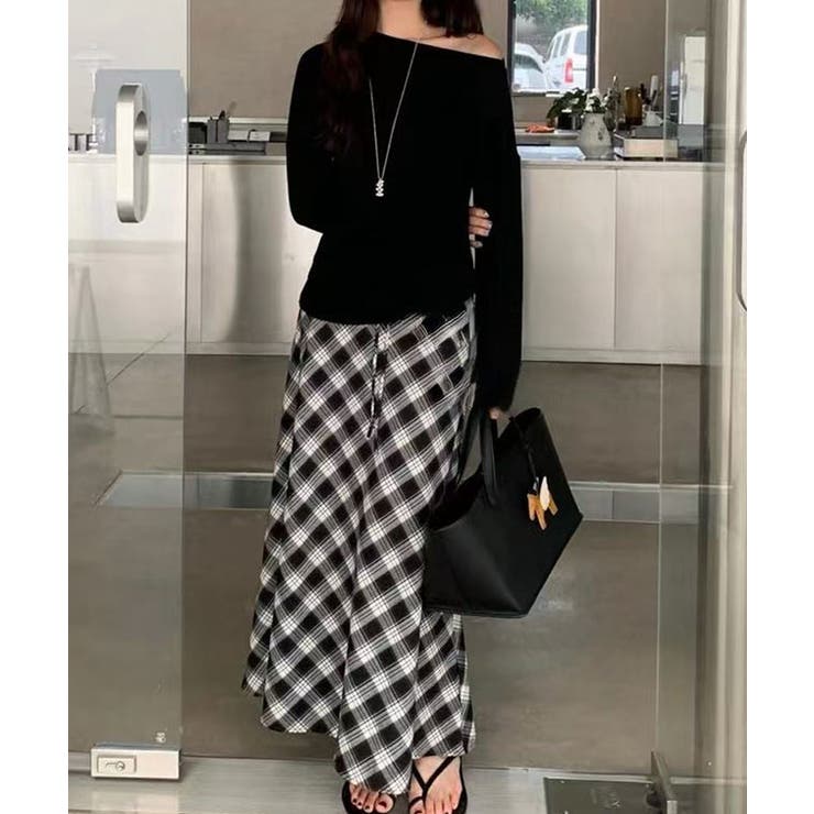 ロング リボン付き チェック柄 | レースレディース  | 詳細画像11 