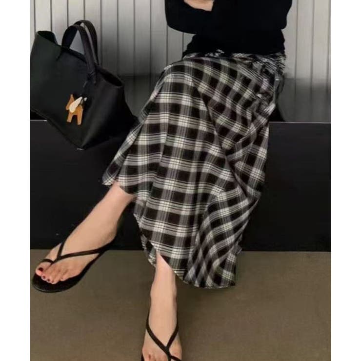 ロング リボン付き チェック柄 | レースレディース  | 詳細画像12 