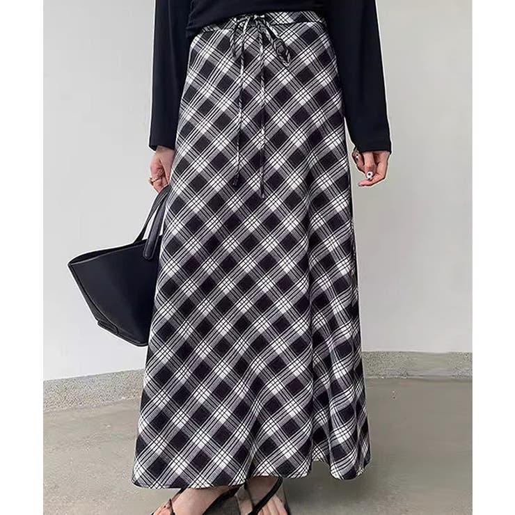 ロング リボン付き チェック柄 | レースレディース  | 詳細画像9 