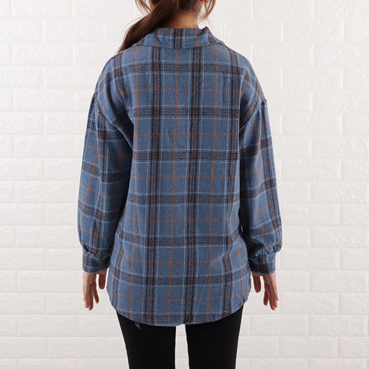 チェック柄 オーバーサイズ シャツ | レースレディース  | 詳細画像13 