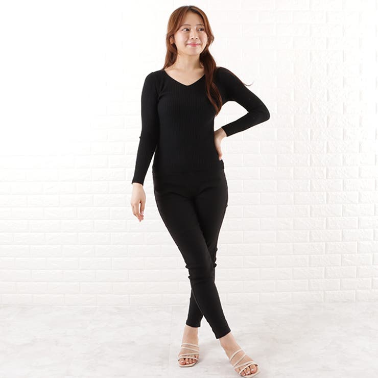 Ｖネック リブニット セーター | レースレディース  | 詳細画像19 