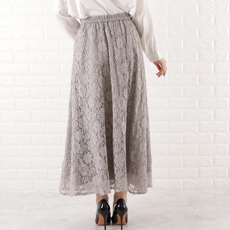 花柄 レース フレア | レースレディース  | 詳細画像5 