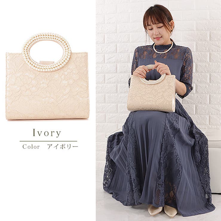 【開店記念セール！】 2way パーティーバッグ ハンドバッグ[品番：LCLW0002922 バッグ